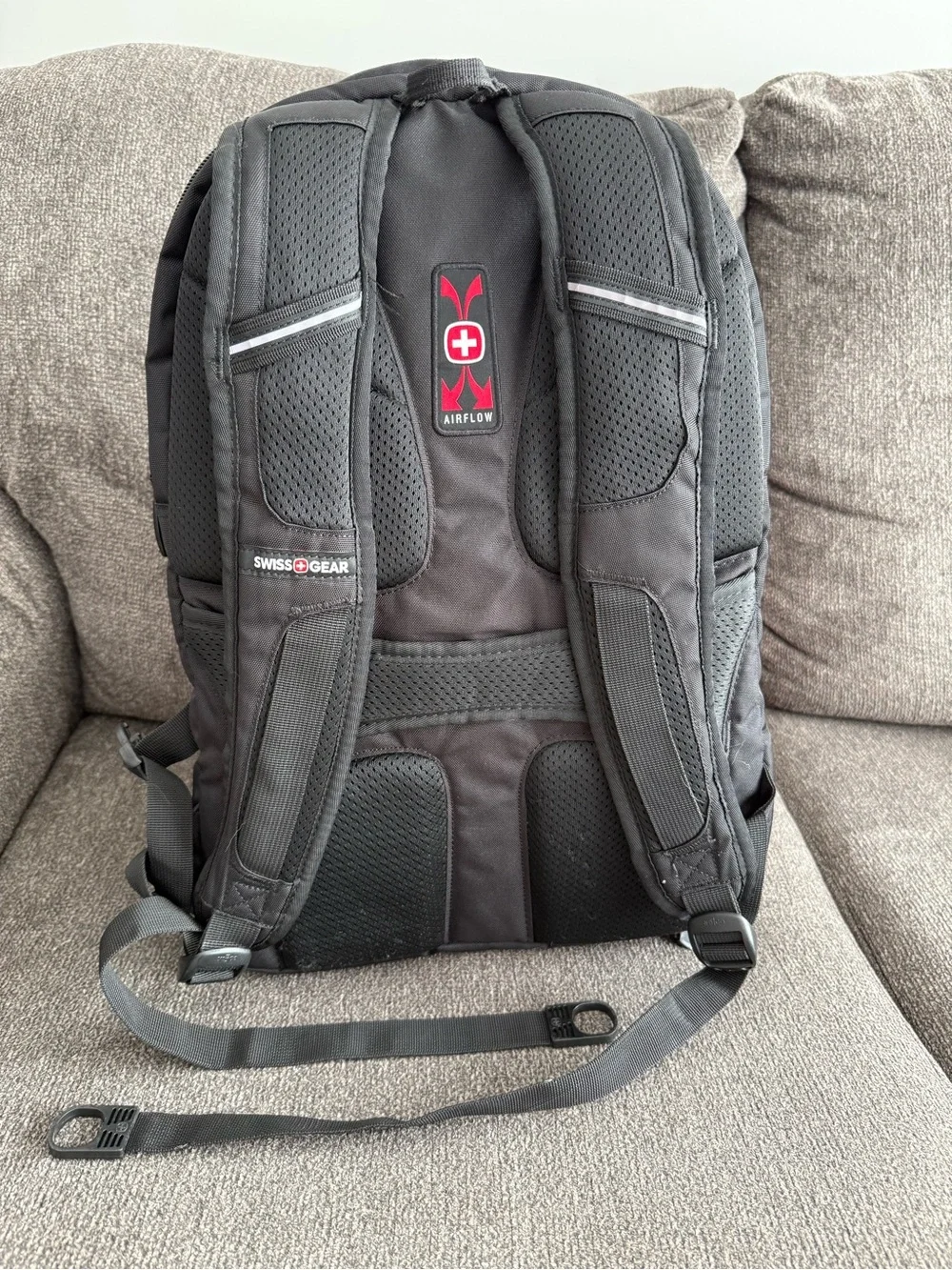 Swissgear 3760 Scansmart Laptop Backpack Black Travel School